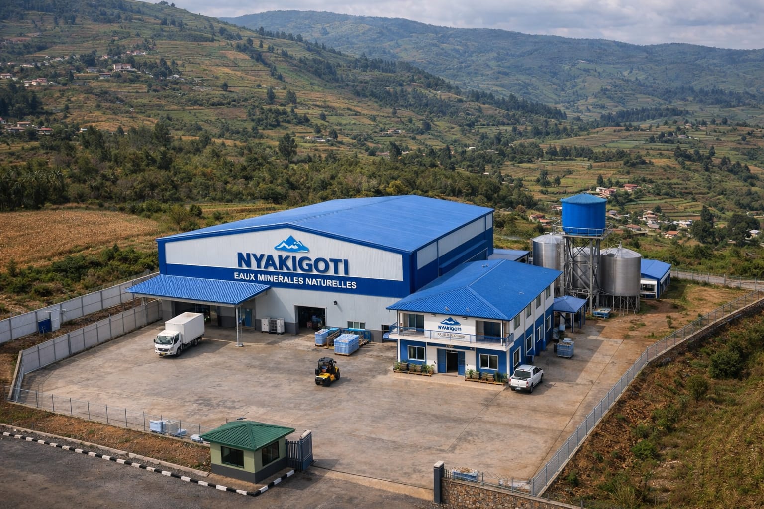 Fresh water factory, named ‘Nyakigoti,’ is under construction in Bihororo village.